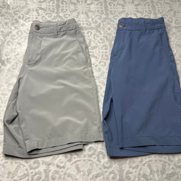 abercrombie kids Navy Gray Uniform Shorts 13/14 Set of 2 - Picture 2 of 9